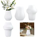 Striped Vase Mold Factory - OEM Epoxy Resin Casting Mold for Modern Decor