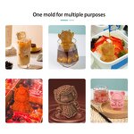 Zodiac Ice Cream Mold Factory - OEM 12 Creative Cartoon Popsicle Mousse Mold