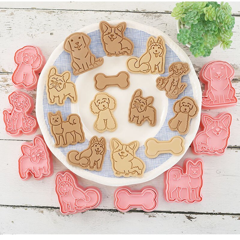 Dog Cookie Cutter Manufacturer - OEM Cartoon Plastic Mold Fondant Baking Tool