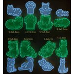 Cat Paw Cookie Cutter Factory - OEM Cartoon Press Biscuit Mold for Pastry