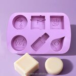 Silicone Mold Factory - OEM 6-Cavity Mold for Soap Chocolate Cake Making