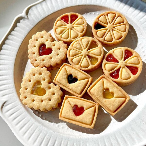 Cookie Cutter Mold Factory - OEM Jam Filled Heart Lemon Flower Pressed Mold