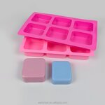 Square Silicone Mold Manufacturer - Custom 6-Cavity Mold for Chocolate Cake