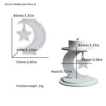 Candlestick Silicone Mold Factory - OEM Star Moon Middle Eastern Holder Mould