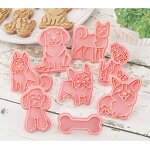 Dog Cookie Cutter Manufacturer - OEM Cartoon Plastic Mold Fondant Baking Tool