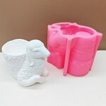 Sheep Planter Mold Manufacturer - Custom Concrete Floral Arrangement Vase Mold