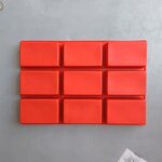 Rectangle Soap Mold Factory - OEM Large Food Grade 9-Cavity Silicone Mold
