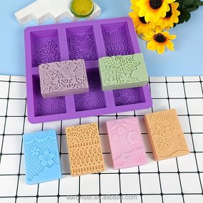 Silicone Mold Factory - OEM 6-Cavity Multi-Design Food Grade Baking Mold