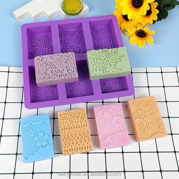 Silicone Mold Factory - OEM 6-Cavity Multi-Design Food Grade Baking Mold