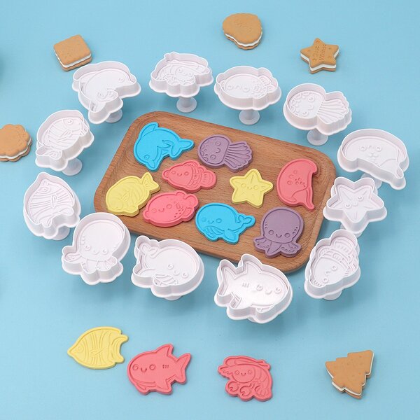 Ocean Animal Cookie Cutter Factory - OEM DIY Baking Mold for Cake Fondant
