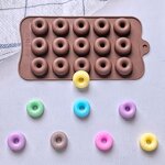 Donut Silicone Mold Manufacturer - Custom 15-Cavity Multi-Use Chocolate Mold