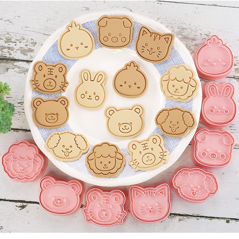 Animal Face Cookie Cutter Factory - OEM Cartoon Press Fondant Baking DIY Mold