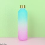 Sports Space Cup Manufacturer - OEM Gradient Color Frosted Large Capacity