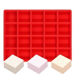 Square Soap Mold Manufacturer - Custom 6-Cavity Silicone Mould for Crafts