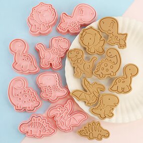 Dinosaur Cookie Cutter Factory - OEM 3D Plastic Mold Fun Baking DIY Kit