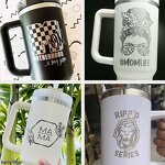 Car Cup Manufacturer - OEM 40oz Handle Straw 304 Stainless Steel Insulated