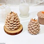 Pinecone Candle Mold Manufacturer - Custom 3D Christmas Scented Candle Mold