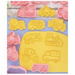 Vehicle Cookie Cutter Manufacturer - OEM 8pcs Construction Car Truck Biscuit Mold