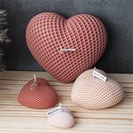 Heart Candle Mold Manufacturer - Custom 3D Woven Valentine Chocolate Mold