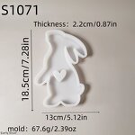 Easter Bunny Mold Manufacturer - Custom Standing Ornament Plaster Silicone Molds