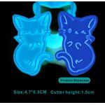 Cat Cookie Cutter Manufacturer - Custom PLA Cartoon 3D Animal Baking Treat Mold