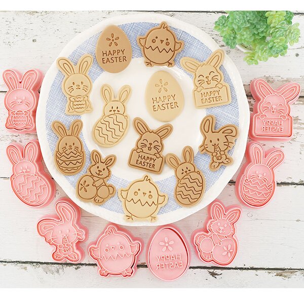 Easter Egg Cutter Manufacturer - OEM 3D Cartoon Bunny Press Biscuit Mold