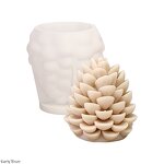 Pinecone Candle Mold Manufacturer - Custom 3D Christmas Scented Candle Mold