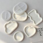 Twisted Tray Mold Manufacturer - Custom Hemp Rope Coaster Epoxy Resin Mold