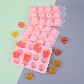Flower Ice Cube Mold Manufacturer - Custom 12-Cavity Cake Chocolate Candy Mold