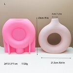 Circle Vase Mold Manufacturer - OEM Nordic Style Concrete Flower Bottle Mold