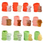 Zodiac Ice Cream Mold Factory - OEM 12 Creative Cartoon Popsicle Mousse Mold