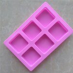 Soap Mould Factory - OEM 6 Cavities Handmade Soap Molds Baking Pan