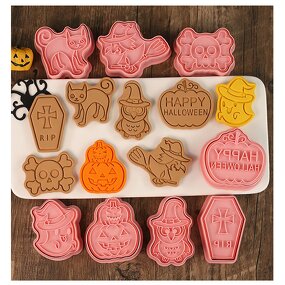Halloween Cookie Cutter Manufacturer - OEM 3D Fondant Biscuit Baking DIY Set