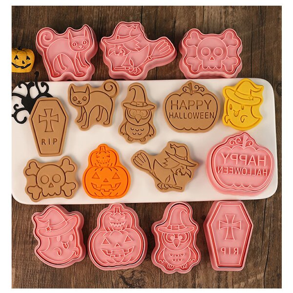 Halloween Cookie Cutter Manufacturer - OEM 3D Fondant Biscuit Baking DIY Set