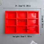 Rectangle Soap Mold Factory - OEM Large Food Grade 9-Cavity Silicone Mold