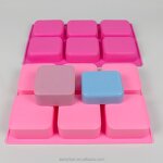 Square Silicone Mold Manufacturer - Custom 6-Cavity Mold for Chocolate Cake
