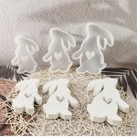 Easter Bunny Mold Manufacturer - Custom Standing Ornament Plaster Silicone Molds