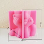 Bust Vase Mold Factory - OEM Succulent Resin Gypsum Sculpture Pen Holder Mold