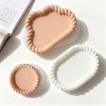 Twisted Tray Mold Manufacturer - Custom Hemp Rope Coaster Epoxy Resin Mold