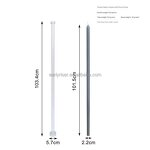 Large Candle Mold Factory - OEM 100cm Acrylic Pointed Flat Top DIY Mold