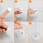 Candle Wick Stickers Factory - OEM Heat-Resistant Dual-Sided Foam Adhesive