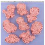 Dinosaur Cookie Cutter Factory - OEM 3D Plastic Mold Fun Baking DIY Kit