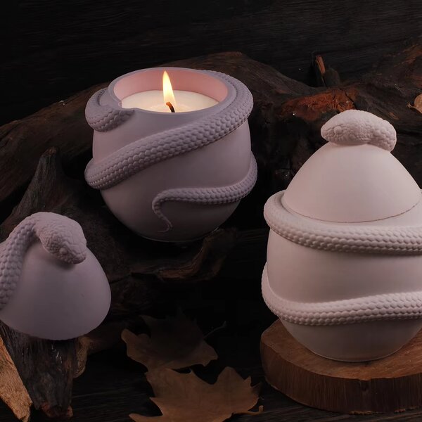 Snake Egg Mold Factory - OEM 3D Animal Storage Box with Lid Easter Jar