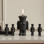 Soldier Doll Mold Manufacturer - Custom King Figurine Resin Candle Craft Mold