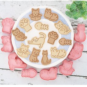 Cat Paw Cookie Cutter Factory - OEM Cartoon Press Biscuit Mold for Pastry