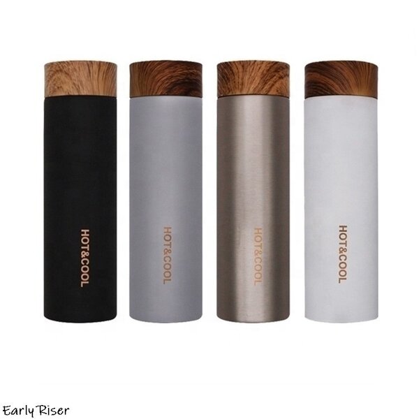 Insulation Mug Manufacturer - OEM Wood Grain 304 Stainless Steel Office Gift