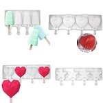 4-in-1 Popsicle Mold Factory - OEM Love Cat Paw Dinosaur Bear Ice Cream Mold