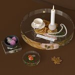 Epoxy Resin Tray Mold Manufacturer - Custom River Table Round Tray Silicone Mold