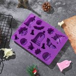 Halloween Chocolate Mold Factory - OEM 3D Pumpkin Bat Ghost Candy Gummy Mold