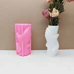 Holding Hands Vase Mold Factory - OEM Concrete Resin Flower Holder Silicone Mold
